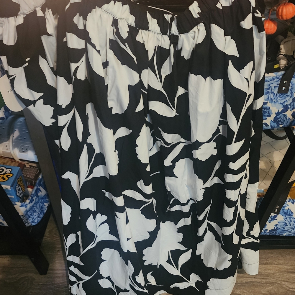 Kate Spade Monochrome Floral Skirt